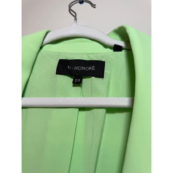 11 Honoré ARIEL CROP BLAZER IN PARADISE GREEN size 20 - Picture 6 of 10